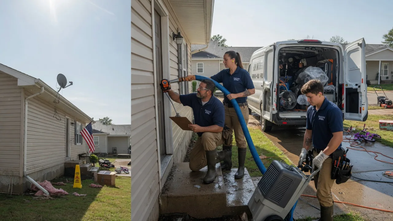 Ceiling Water Damage Restoration in Folsom, NM near me